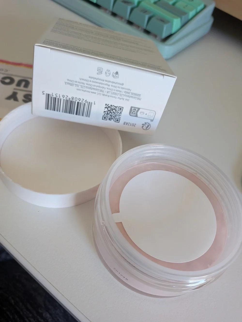 Morphe Jumbo Bake + Set Soft Focus Setting Powder in Brightening Pink NWT